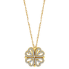 Premium Four-Leaf Heart Necklace With Dual Wearing Styles