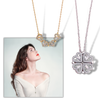 Premium Four-Leaf Heart Necklace With Dual Wearing Styles
