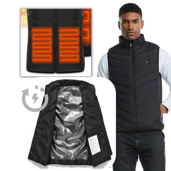 All-Season Heated Vest With Three Heat Levels For Instant Warmth