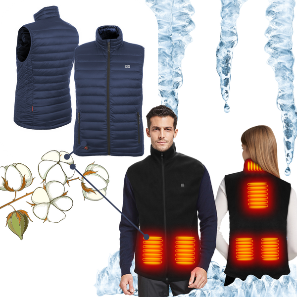 All-Season Heated Vest With Three Heat Levels For Instant Warmth