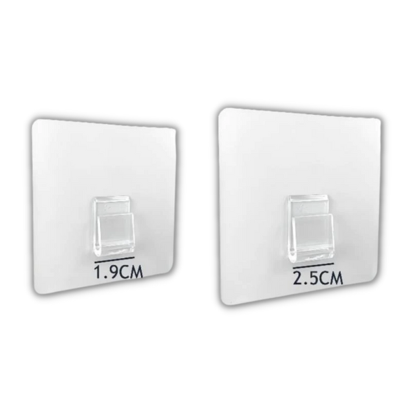 Adhesive Wall Hooks Pack For Damage-Free Hanging In Any Room