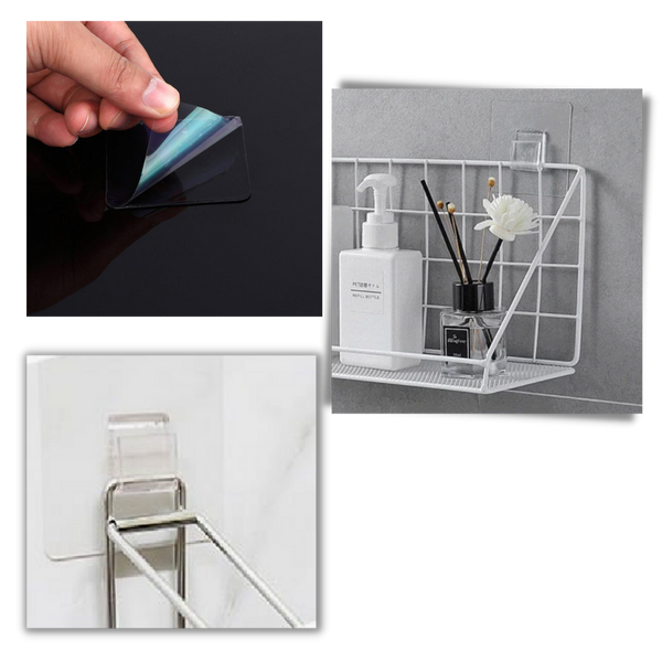 Adhesive Wall Hooks Pack For Damage-Free Hanging In Any Room