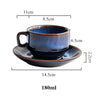 Laguna Kiln Deep Blue Ceramic Mug Set For Morning Tea And Coffee