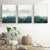 Serene Mountain Mist Canvas Wall Art 3 Piece Set Home Decor