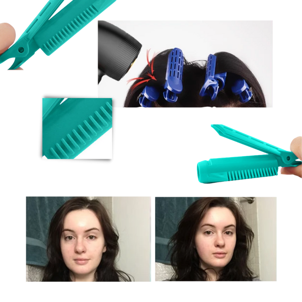 Four Pack Hair Volumizer Clips for Instant Lift and Fluffy Style