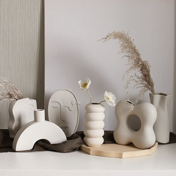 Hand shaped Ceramic Accents