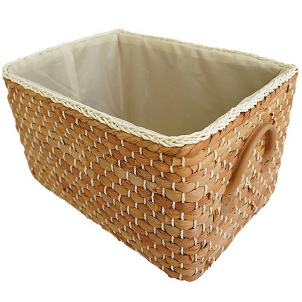 Eco Friendly Wicker Basket for Rustic Storage and Organization