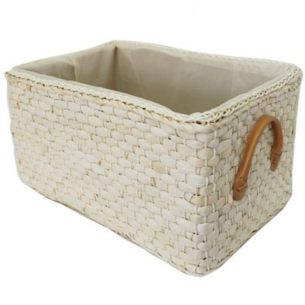 Eco Friendly Wicker Basket for Rustic Storage and Organization