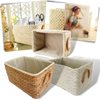 Eco Friendly Wicker Basket for Rustic Storage and Organization