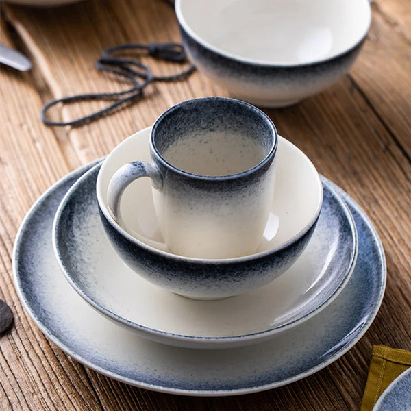 Coastal Rim Ceramic Plate