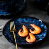 Blue Nebula 10 Piece Celestial Dinner Set Elegant Home Tableware