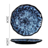 Blue Nebula 10 Piece Celestial Dinner Set Elegant Home Tableware