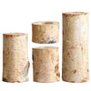Premium Sustainable Birch Wood Candle Holder For Home Table Centerpiece