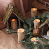 Premium Sustainable Birch Wood Candle Holder For Home Table Centerpiece