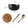 Modern Ceramic Soup Bowls 4 Piece Artisan Dinnerware Set For Daily Dining