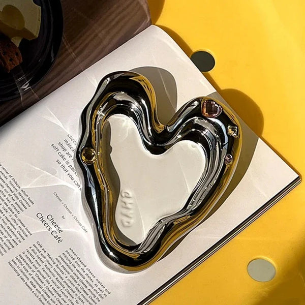 Heart of Chrome Mirror Tray