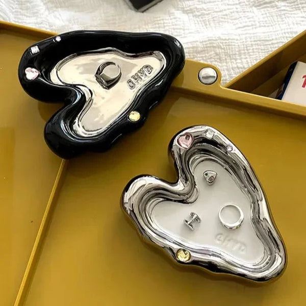 Heart of Chrome Mirror Tray