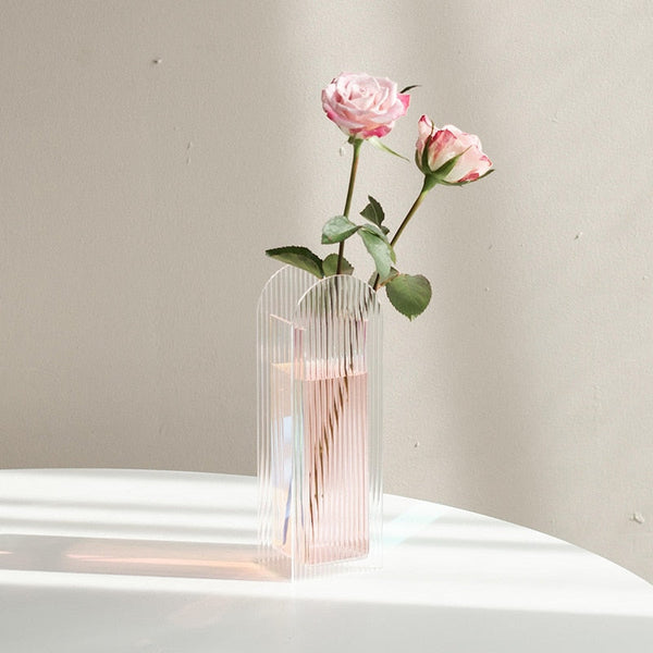 Heart of Ice Acrylic Vase & Desktop Organizer