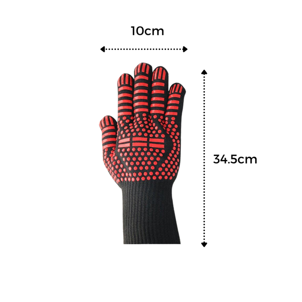 Heat Resistant BBQ Gloves For Extreme Grilling Protection