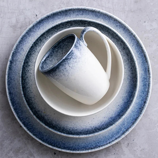 Coastal Rim Ceramic Plate