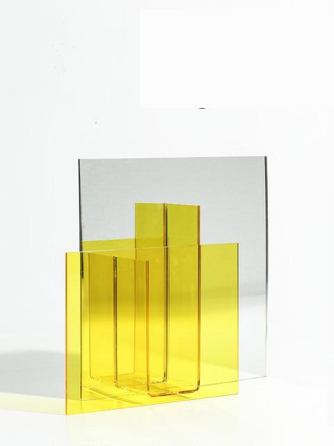 High Shine Translucent Acrylic Vases & Desktop Organizer