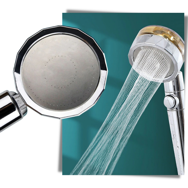 Premium Shower Head With 360 Degree Spin For Boosted Water Pressure