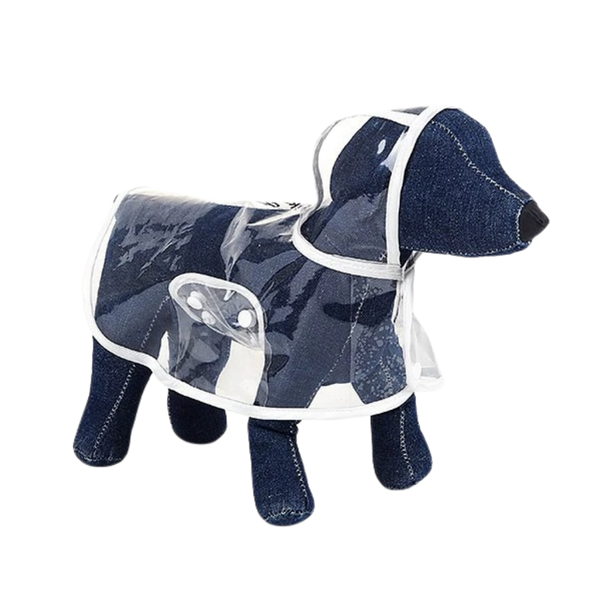 Waterproof Hooded Dog Coat With Adjustable Fit For Cozy Dry Walks