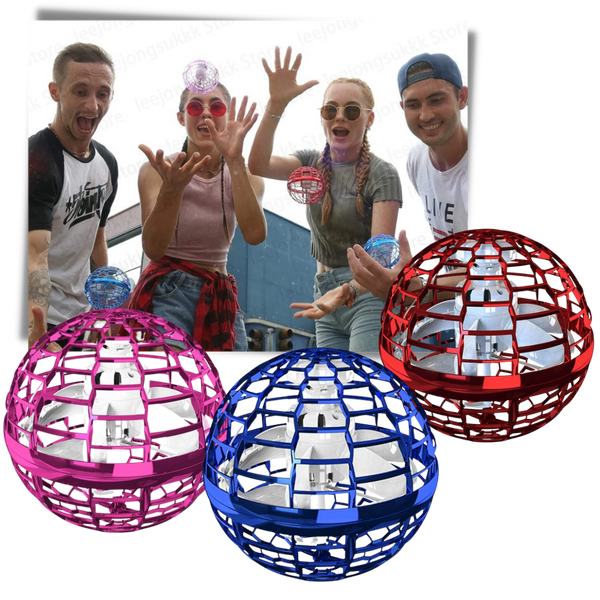 Hover Ball Toy With Led Light and Hand Control for Fun and Learning