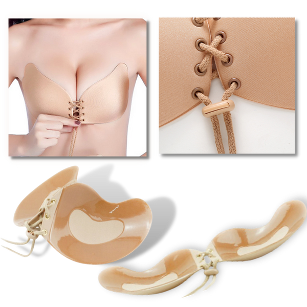 Self Adhesive Backless Push Up Bra For Invisible Seamless Wear