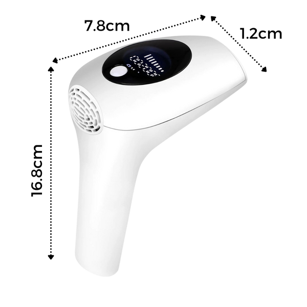 IPL Hair Removal Handset Featuring 8 Intensity Levels For Painless Results