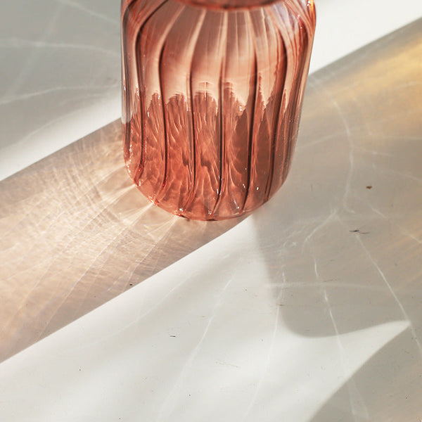 In Leaf Rigged Glass Accent Vases