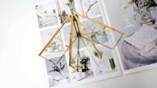 Infinite Double Glass Photo Frame