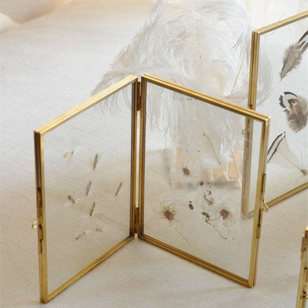 Infinite Double Glass Photo Frame