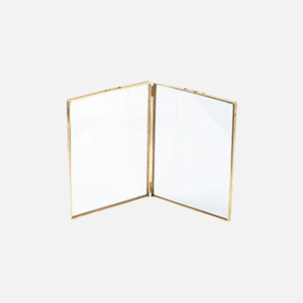 Infinite Double Glass Photo Frame