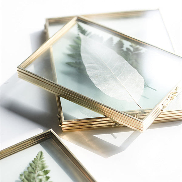 Infinite Double Glass Photo Frame