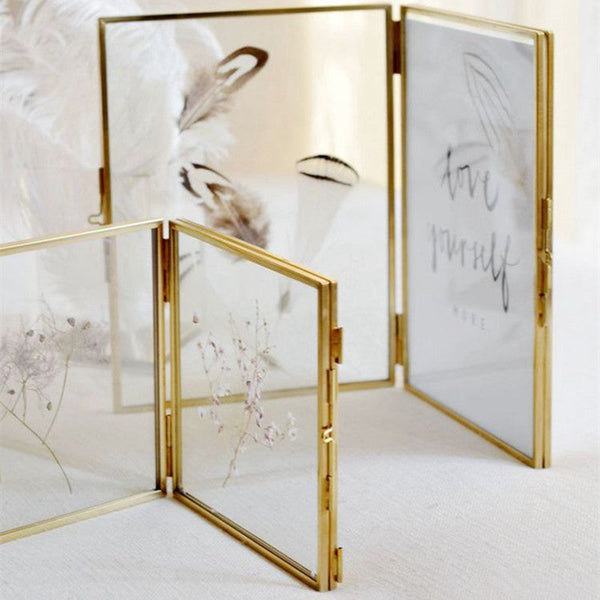 Infinite Double Glass Photo Frame