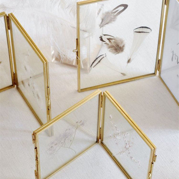 Infinite Double Glass Photo Frame