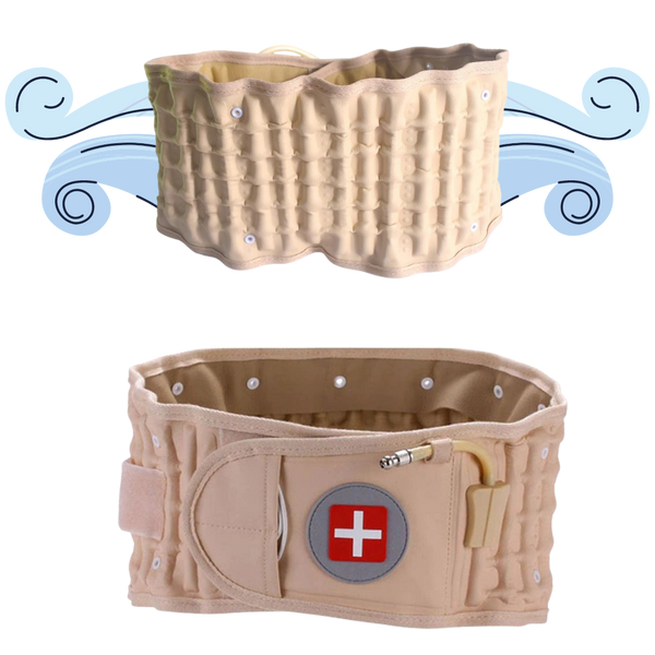 Breathable Inflatable Lumbar Decompression Belt For Pain Relief