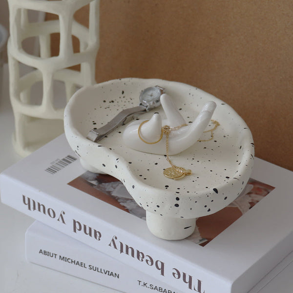 Ink Spots Footed Catch All Tray