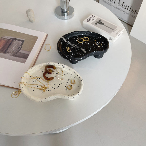 Ink Spots Footed Catch All Tray