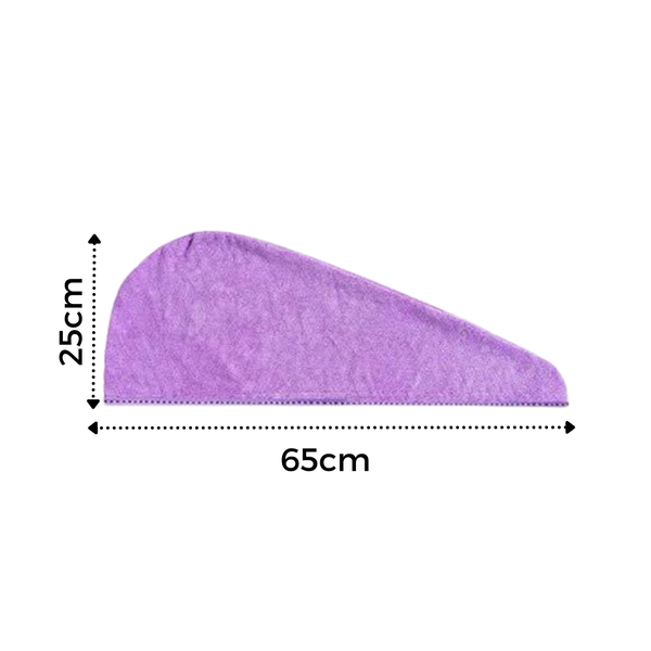 Microfiber Hair Towel for Quick Drying and Gentle Hair Care