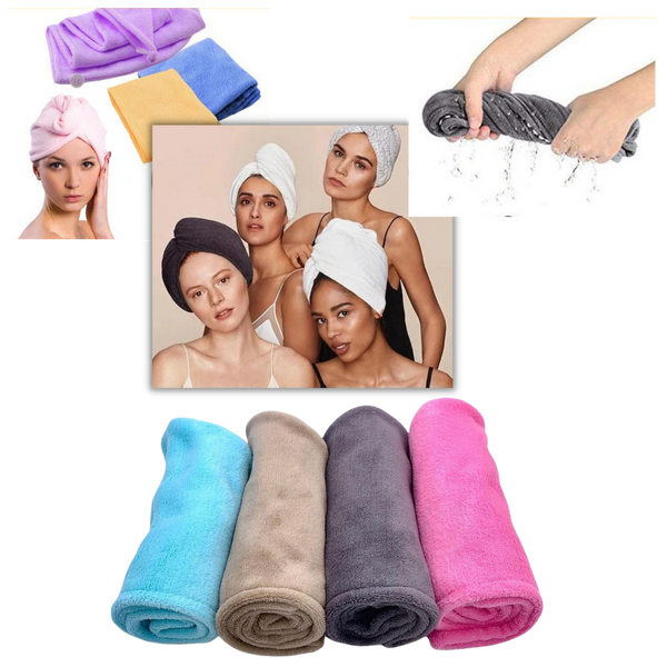 Microfiber Hair Towel for Quick Drying and Gentle Hair Care