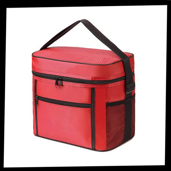 Thermal Lunch Tote 10L Capacity Keeps Meals Warm and Drinks Cool