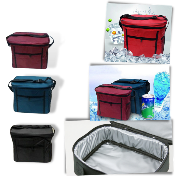 Thermal Lunch Tote 10L Capacity Keeps Meals Warm and Drinks Cool
