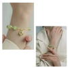 Elegant Nephrite Jade Bell Bracelet With Adjustable Length