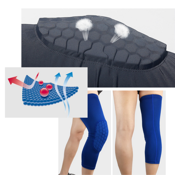 Ergonomic Knee Pad With Impact Resistant Cushion And Non Slip Strip