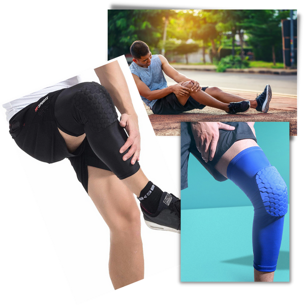 Ergonomic Knee Pad With Impact Resistant Cushion And Non Slip Strip