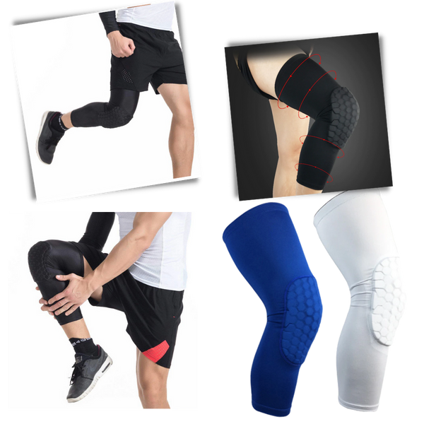 Ergonomic Knee Pad With Impact Resistant Cushion And Non Slip Strip