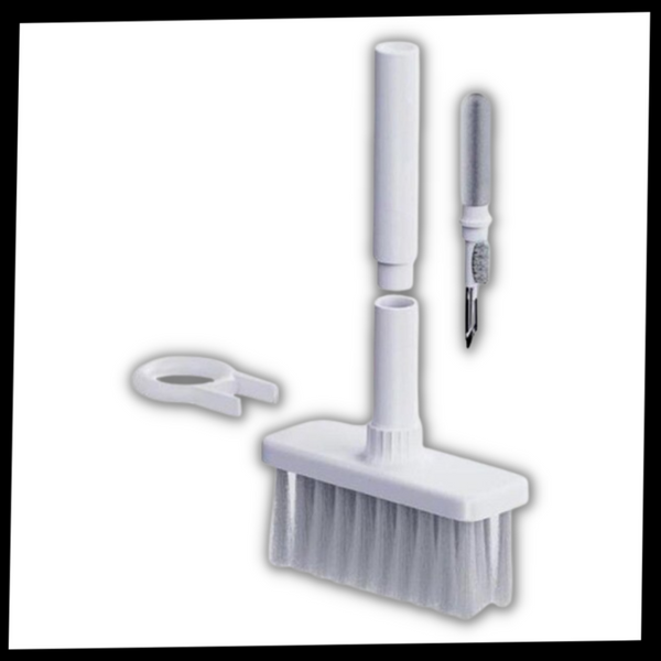 Five in One Keyboard and Earphone Cleaner With Soft Bristle Brush