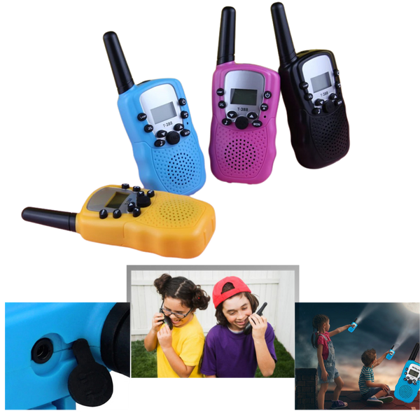 Kids Walkie Talkies 2 Pack With 800 Meter Range And LED Torch